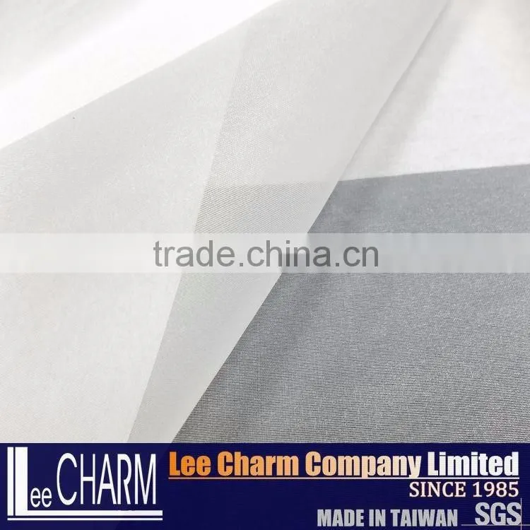 Black and White Sheer Voile Curtain Fabric