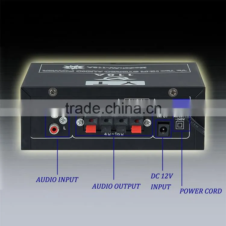 car hi-fi stereo amplifier YT-118A with CD/VCD/DVD