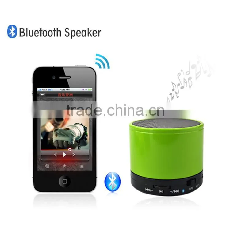 Hot sale TF card funcation wireless mini low price led light bluetooth speaker