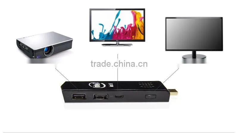 Wholesale vensmile W5 fire tv stick intel atom mini pc android tv stick 2GB+32GB quad core W5 mini pc W5 fire tv stick
