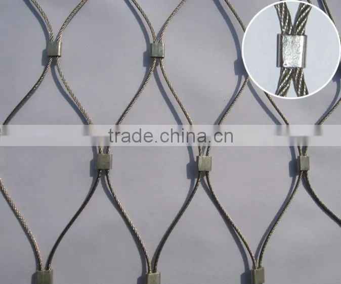 High Quality Good Price stainless steel wire rope mesh net
