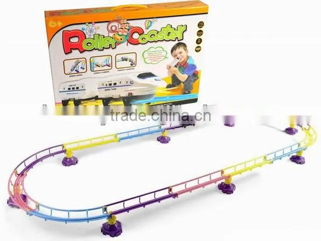 67PCS car track model railway rail car toys