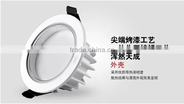 LED Downlight 3w 5w 7w 9w 12w 15w 18w 24W Die Casting LED Ceiling Lamp