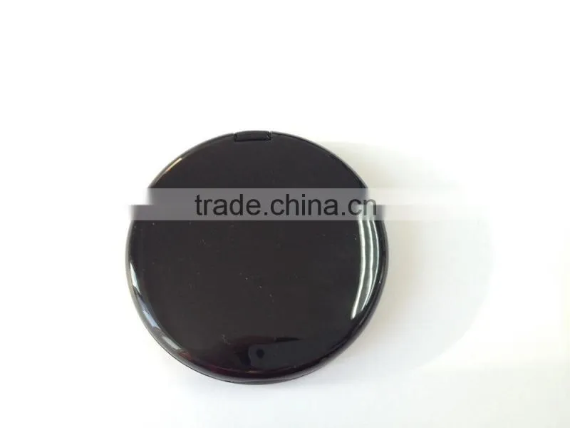 double side round cosmetic mirror with logo printing