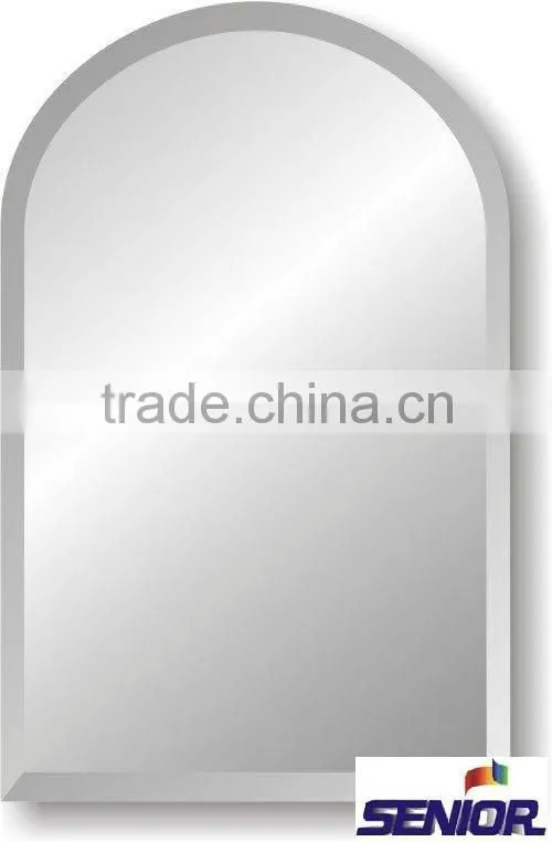 Arch Shaped Bathroom Silver Mirror