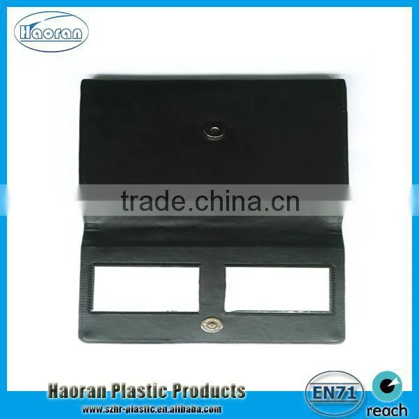 PVC leather file folders,leather zipper document holders