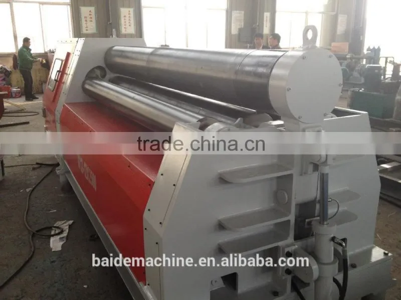 CNC 4 roller plate rolling machine