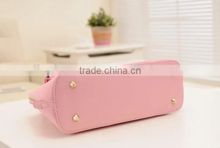 Hot New Product for 2015 Import Designer Handbag Lady's PU Tote Bag