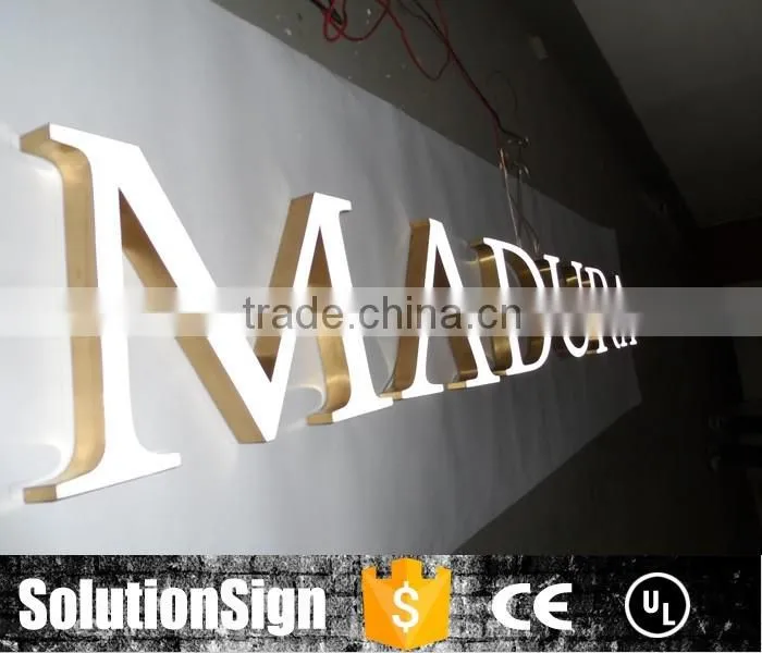 hot sale led illuminate fabricated acrylic alphabet letter