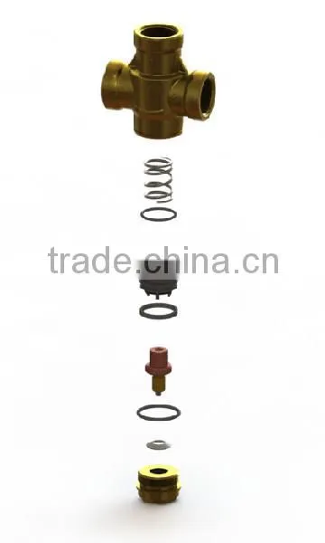 BRASS BALL VALVE WITH FLANGE