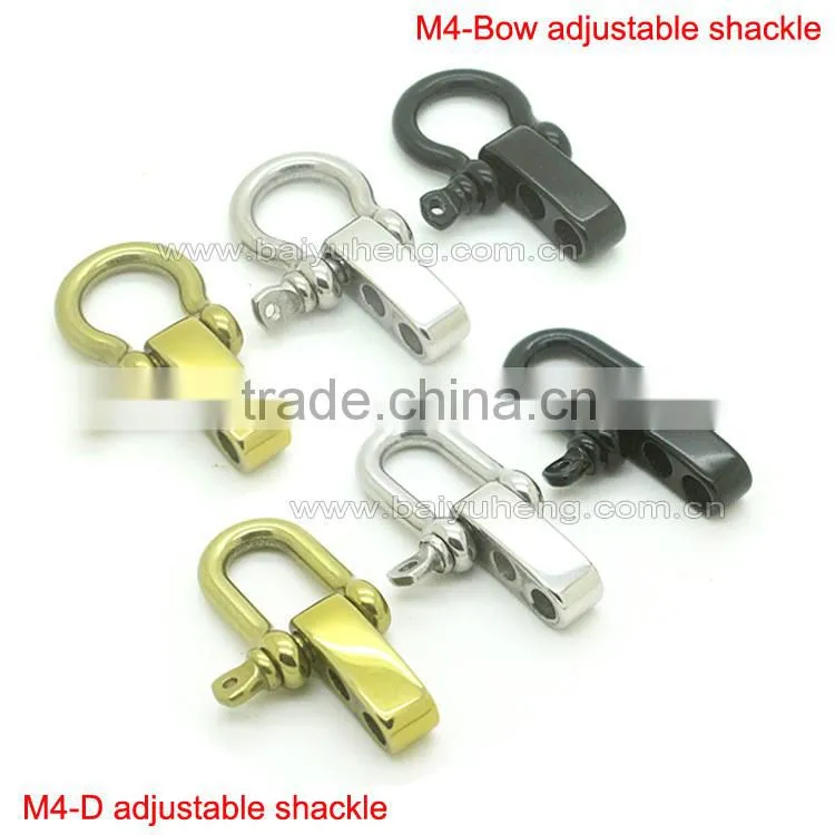 wholesale shackle bracelet paracord survival bracelets