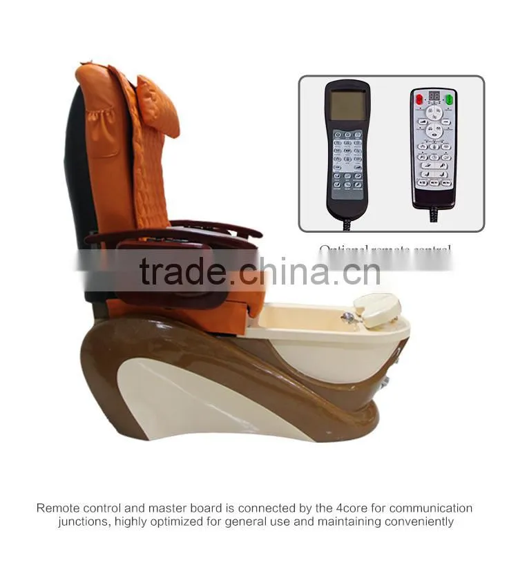Pipless whirpooling pedicure whirlpool pump