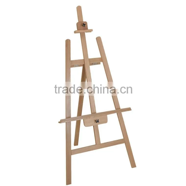 Wholesale 126.5*8.5*58.5cm Professional Wooden Artist Easel Stand For Students