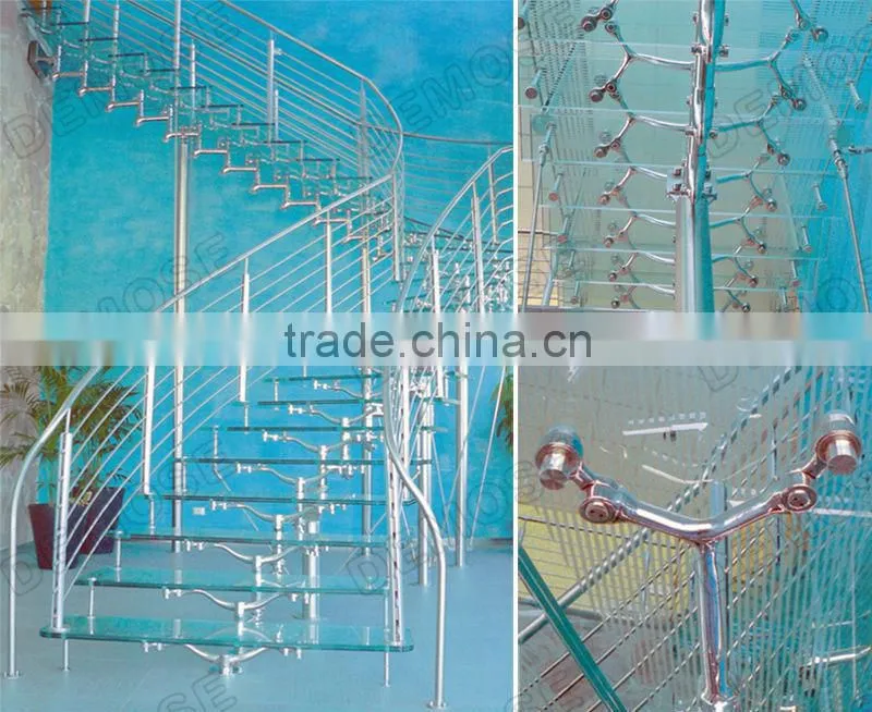 prefabricated stainless steel spiral stairs for small spaces