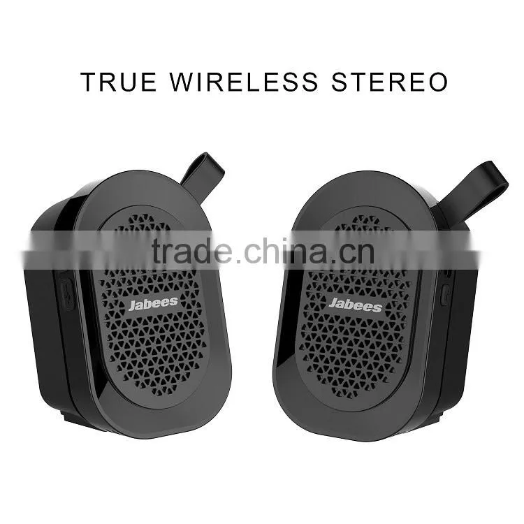Newest Design Multipoint Stereo True Wireless water resistant bluetooth speaker