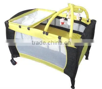 sleeping metal playard baby bed