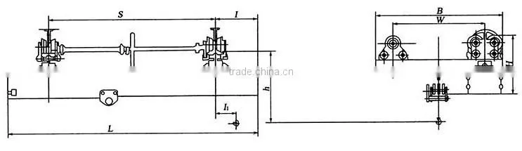 Great quality power single beam crane