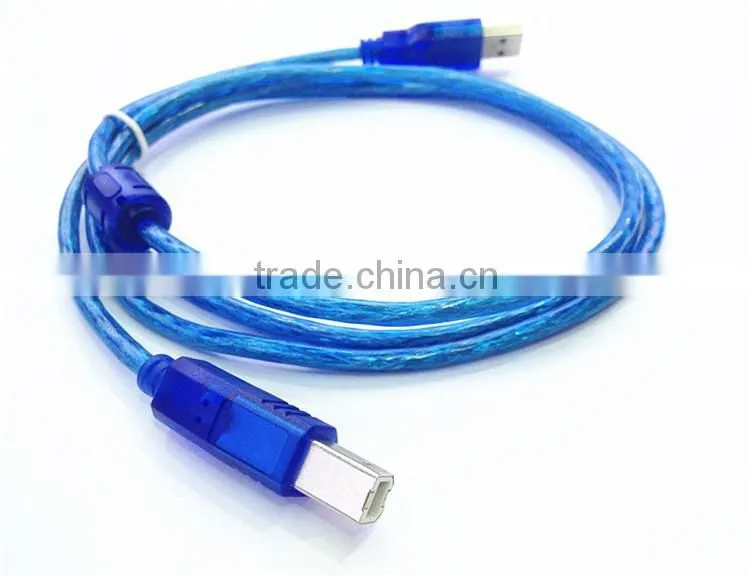 USB 2.0 Male to USB 2.0 Type-B Female Printer / Scanner Adapter Cable
