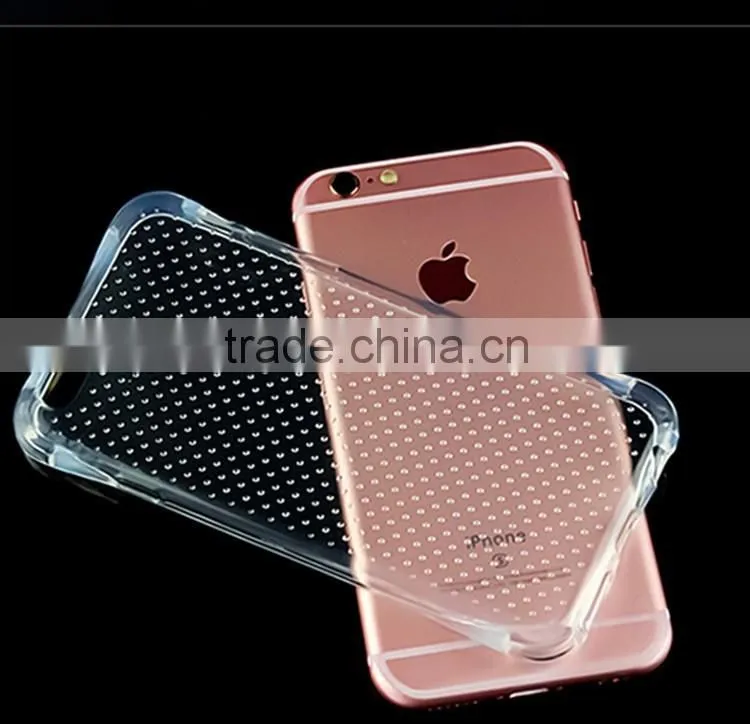 Explosion proof mobile phone case transparent cover case hot selling shell for iphone 6S