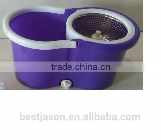 2014purple eco-friendly stainless steel basket for plastic mop bucket