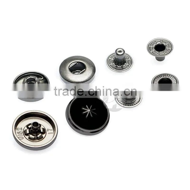 Oeko- Tex Pass Gun Metal Snap Button