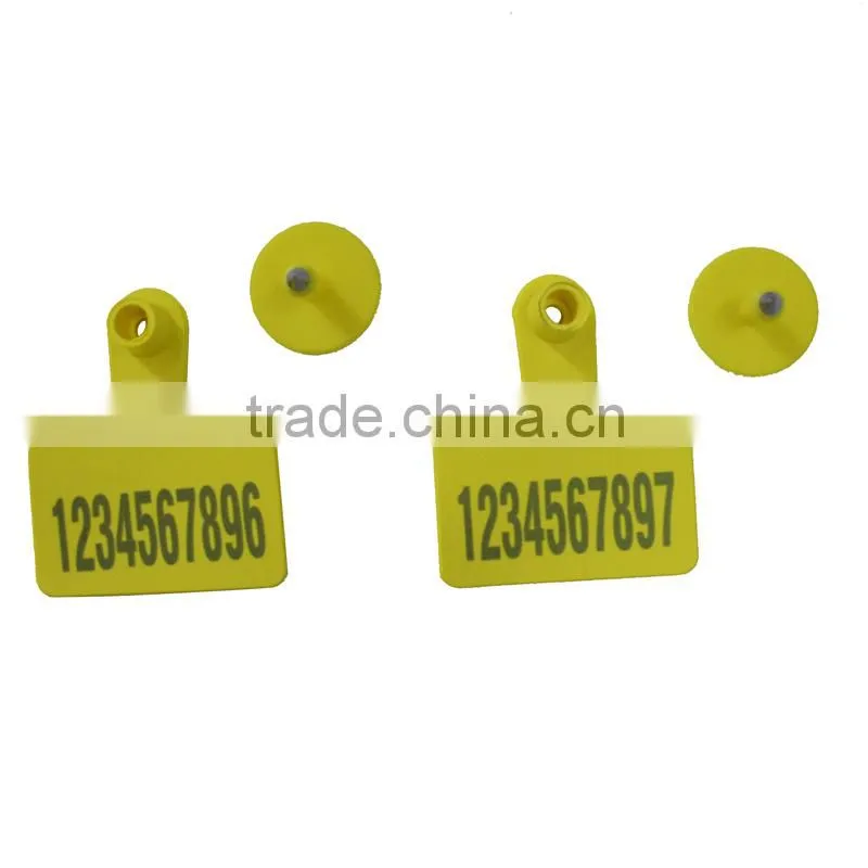 computer laser code calf ear tag, calf color ear tags WJ402-BF
