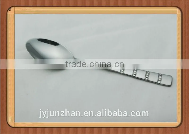 Stainless gold plated spoon with competitive price and nice design