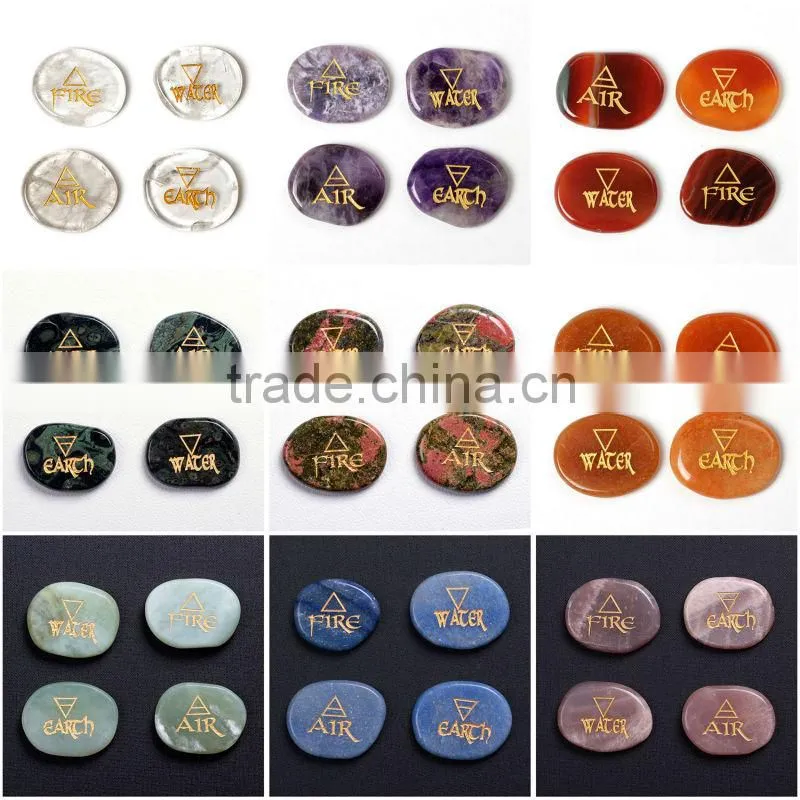 Natural Amethyst Reiki Healing Chakra Stones Set Wholesale