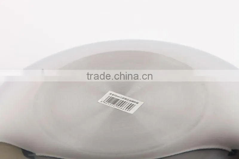 5 Ply Steel S S fry pan for induction cooker