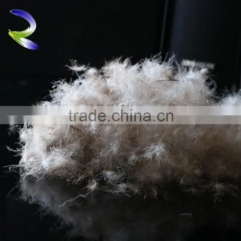 Wholesale cheap washed down and feathers gray duck down