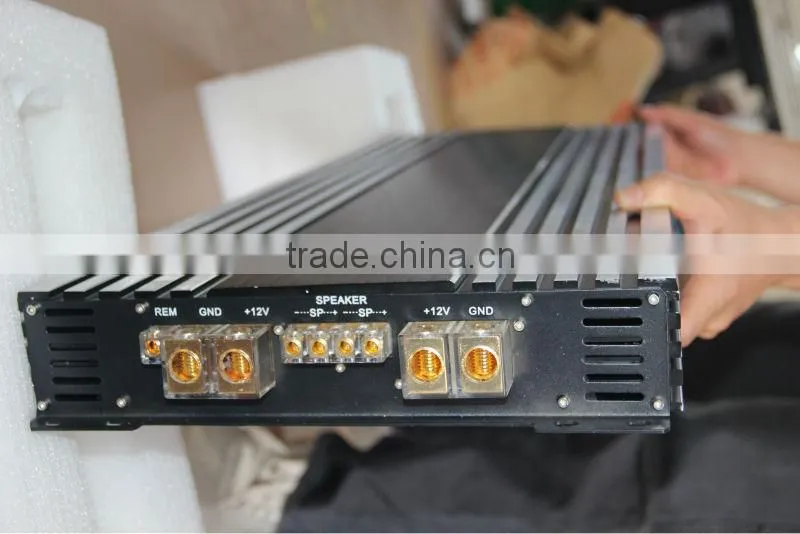 car speaker amplifier 1 way digital professional type D in car/barge/ houseboat