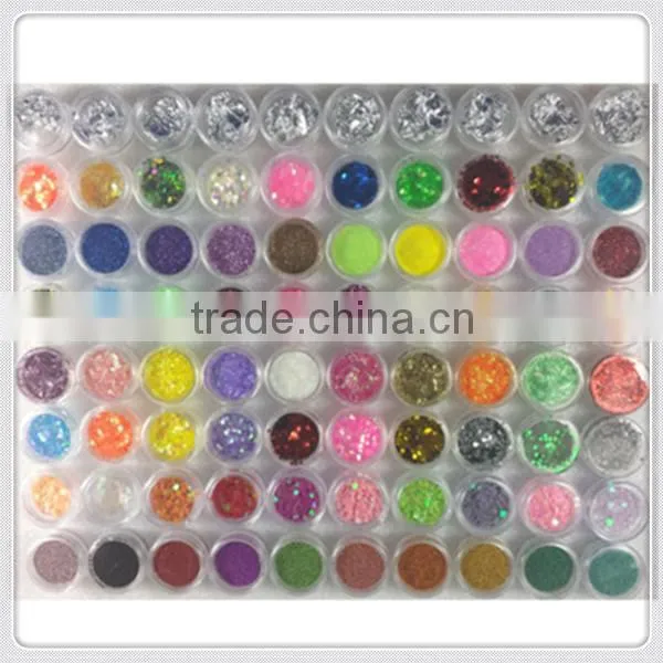 deep colors and fluorescent colors embossing glitter powder
