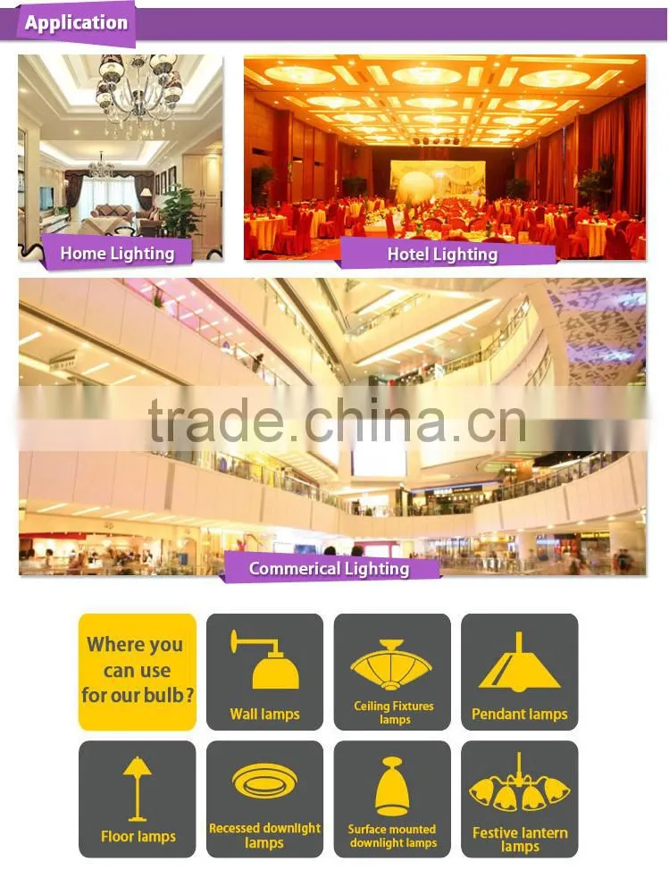 LED Globe Bulb G120AC110V 85-265V 220V 15W 4000K-4500K Pure White E27/B22 CRI80 PF0.9 Beam Angle270 CE/RoHs Alu Coated By Plastc