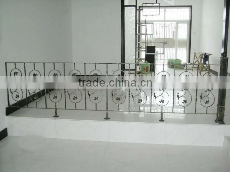 modern galvanized rod iron balcony railing designs