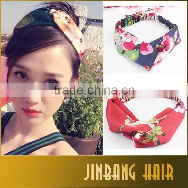 2016 Wholesale Best Quality New Premium Yoga Spandex Headband for Sports