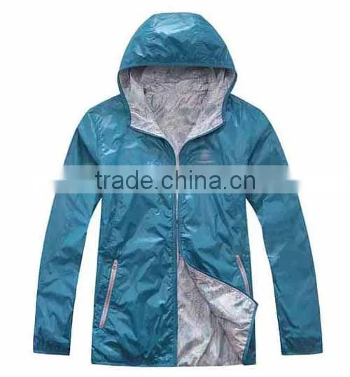 Colorful unisex summer windbreaker jacket