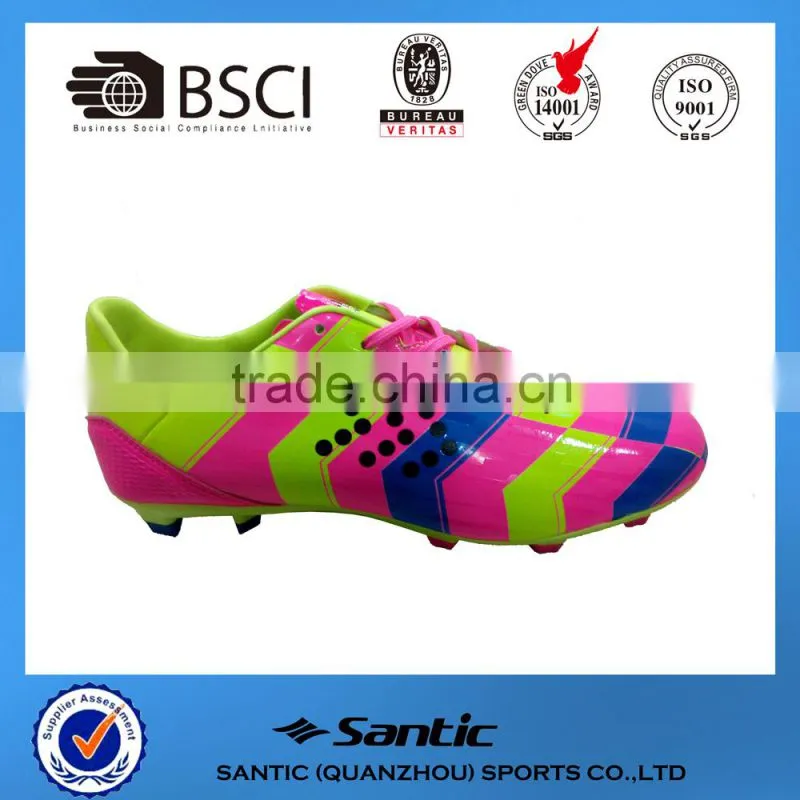 2016 Men outdoor sport shoes for football use, grade original quality soccer boots new style outdoor rugby SS3704