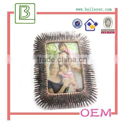 Home Decor Silver Toned Metal Picture Frame