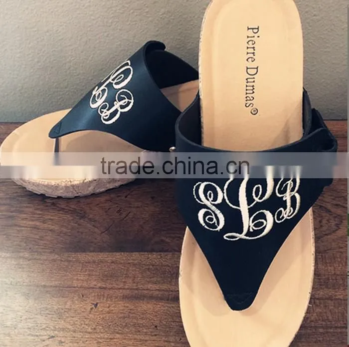 Monogrammed Sandals, Personalized wedges Sandals