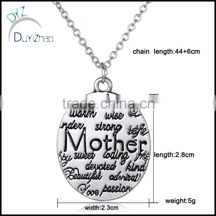 Hot sell latest fashion pendant with mother holiday gift