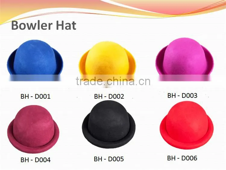 Winter Wool Felt Trilby Hats for men and women