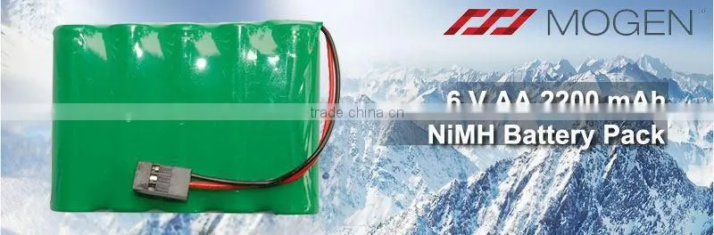 Nimh Battery 6 V AA 2200mAh NiMH Battery Pack Ni-Mh Aa 2200Mah 6V Battery Pack