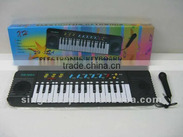 37 keys kids electric piano toys with microphone