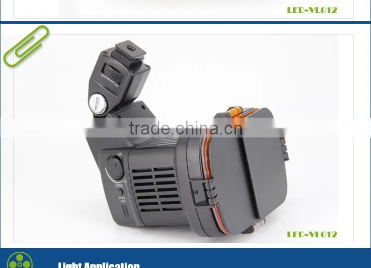 Competitive price compact led video light with 10 LED bulbs for camcorder video taking