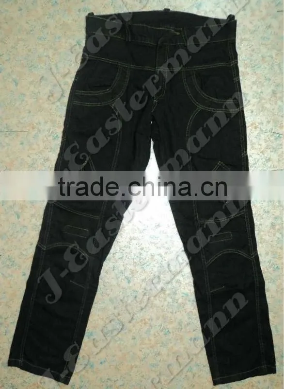 Blue Denim Jeans For Motorcycle with Kevlar