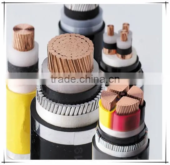 IEC BS ASTM GOST CSA Standard Copper Conductor armoured cable 20kv power cable