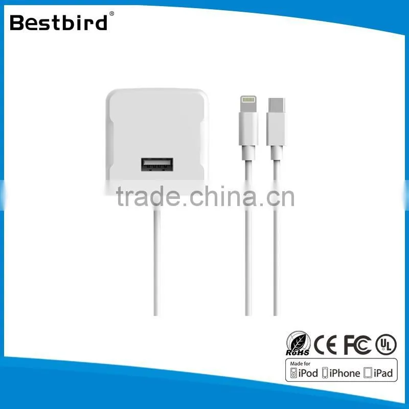 silicon case with travel wall charger with 1 ports
