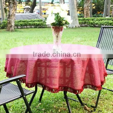 Customized PVC Garden Table Cloth vinyl plastic oval tablecloths