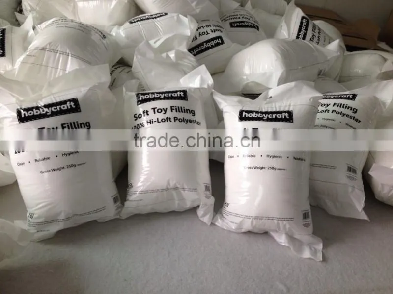 polyester fiber filling for stuffed toy ,pillow and cushion