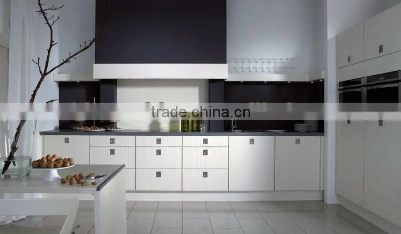Modern mix style melamine mixed lacquer kitchen cabinet